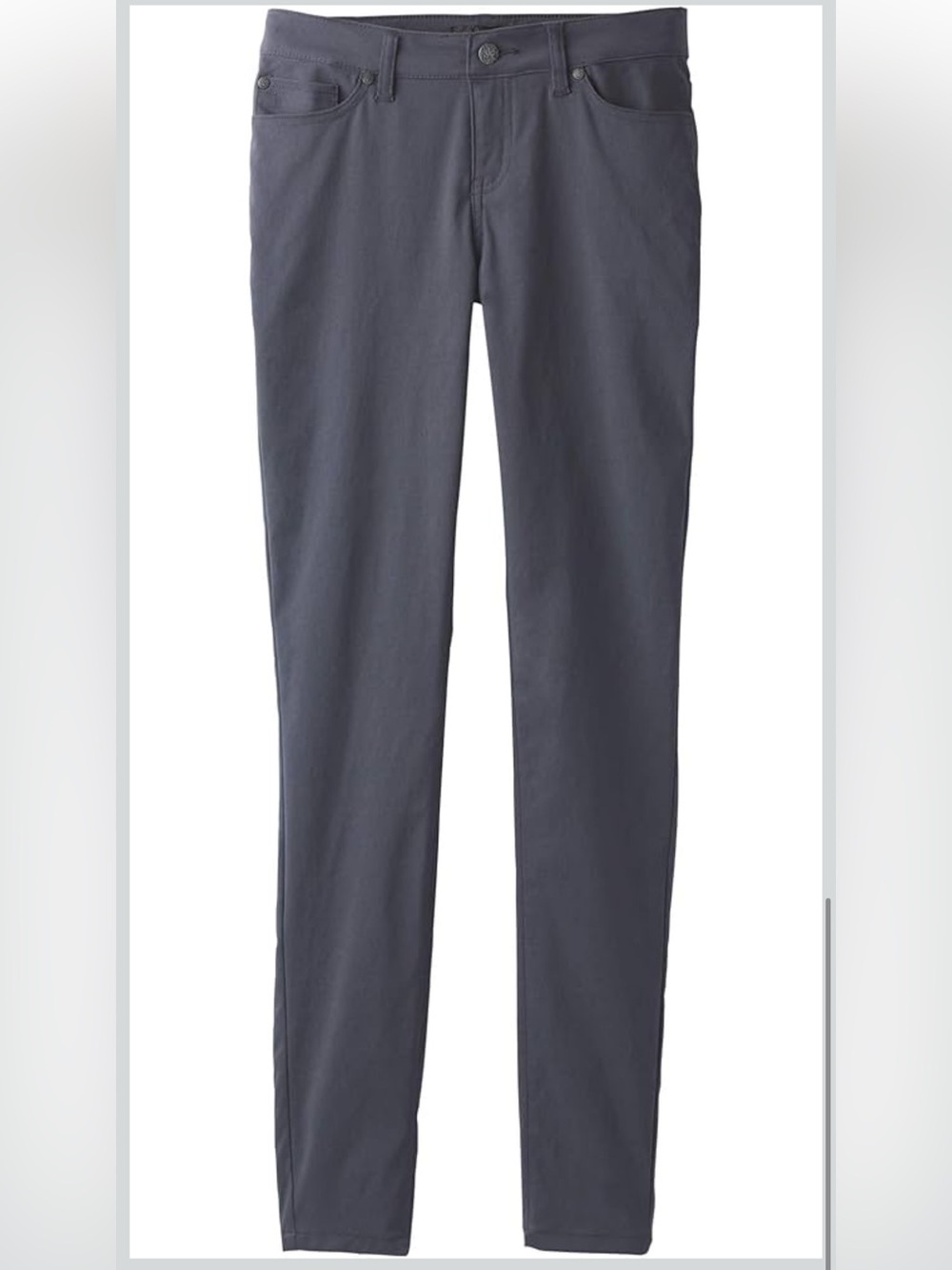 PRANA Women’s Briann Pant Skinny Size 0 Coal Gray